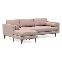 Dennes 2 Piece Chaise Sectional | Sofa With West Elm