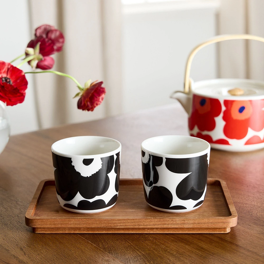 Marimekko Oiva Unikko Cups (Set of 2) | West Elm