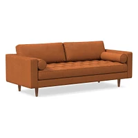 Dennes Leather Sofa (72"–88") | West Elm