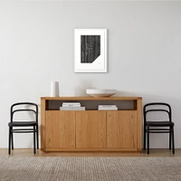 Angles Black Framed Wall Art by The Holly Collective | West Elm