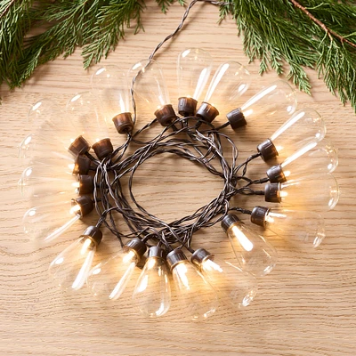 Edison String Lights - Brown | West Elm