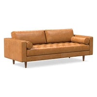 Dennes Leather Sofa (72"–88") | West Elm