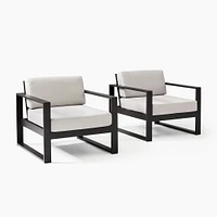 Portside Aluminum Outdoor Lounge Chair | West Elm