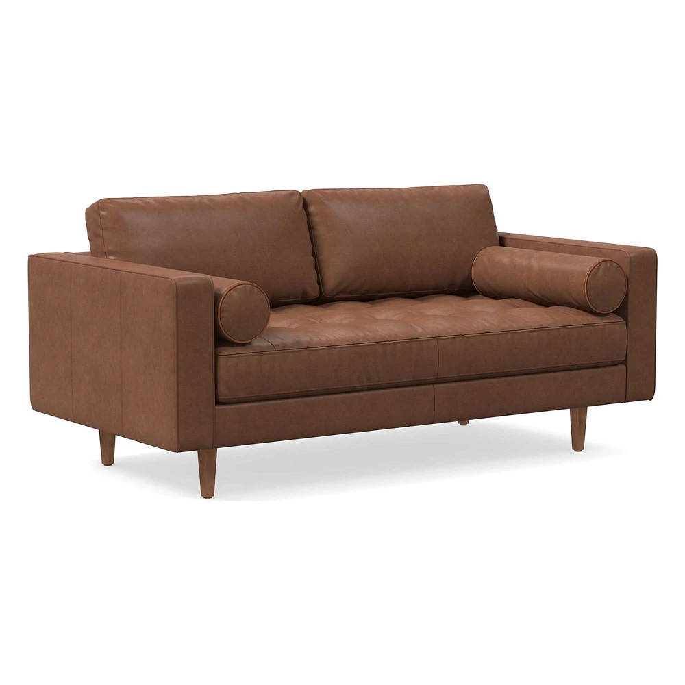 Dennes Leather Sofa (72"–88") | West Elm