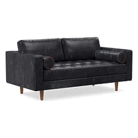 Dennes Leather Sofa (72"–88") | West Elm