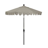 Scallop Edge Outdoor Umbrella (9') | West Elm