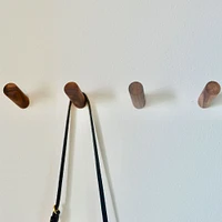 Modern Home by Bellver Wooden Peg Wall Hooks - Set of 4 | West Elm