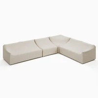 Hargrove Outdoor -Piece L-Shaped Sectional Protective Cover | West Elm