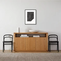 Angles Black Framed Wall Art by The Holly Collective | West Elm