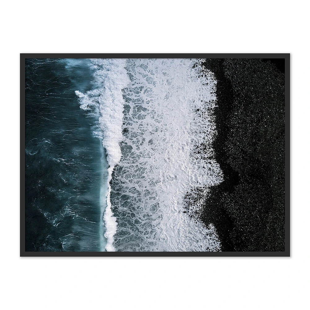 Crashing Waves Framed Wall Art by Michael Schauer | West Elm