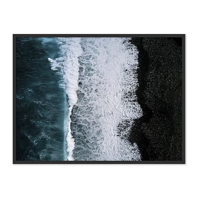 Crashing Waves Framed Wall Art by Michael Schauer | West Elm
