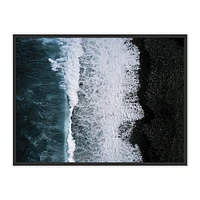 Crashing Waves Framed Wall Art by Michael Schauer | West Elm