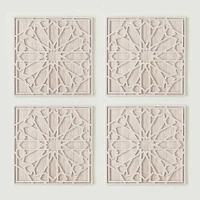 Graphic Wood Square Dimensional Wall Art | West Elm
