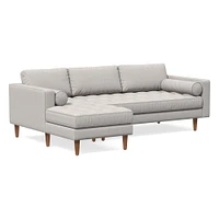 Dennes 2 Piece Chaise Sectional | Sofa With West Elm