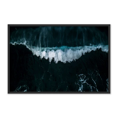 Wave Break 4 Framed Wall Art by Michael Schauer | West Elm