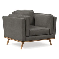 Zander Leather Chair | West Elm