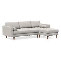 Dennes 2 Piece Chaise Sectional | Sofa With West Elm