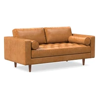 Dennes Leather Sofa (72"–88") | West Elm