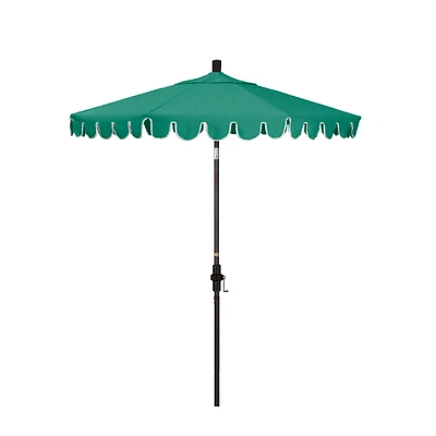 Scallop Edge Outdoor Umbrella (7.5') | West Elm
