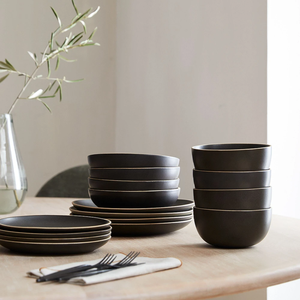 Mill Stoneware Dinnerware (Set of 16) | West Elm