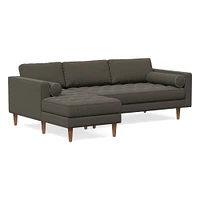 Dennes 2 Piece Chaise Sectional | Sofa With West Elm