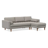 Dennes 2 Piece Chaise Sectional | Sofa With West Elm