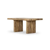 Emmerson® Reclaimed Wood Rectangle Expandable Dining Table (72"–93") | West Elm