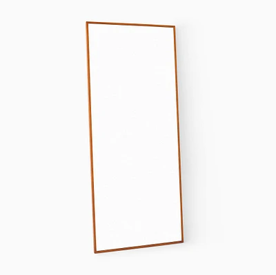 Thin Wood Floor Mirror | West Elm