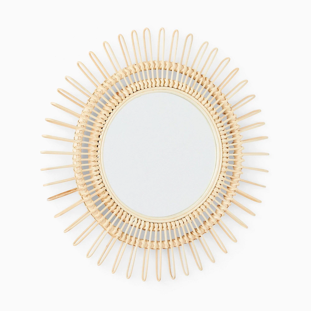 Elinor Rattan Wall Mirror | West Elm