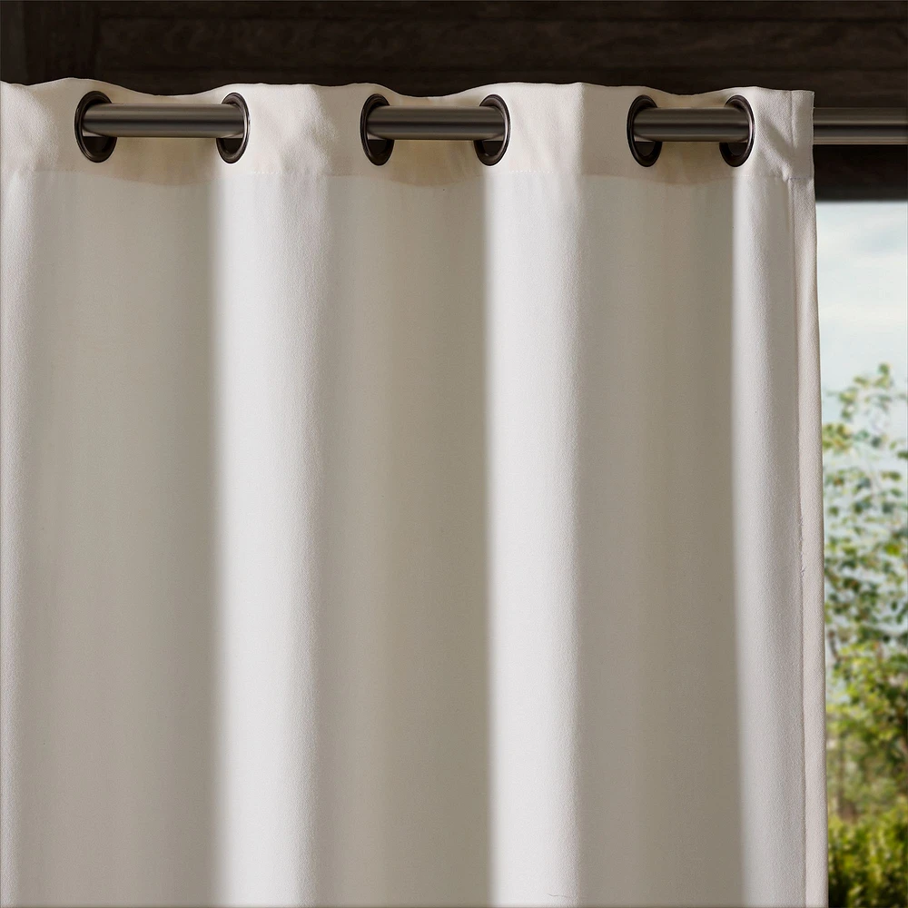 Outdoor Solid Curtains | West Elm