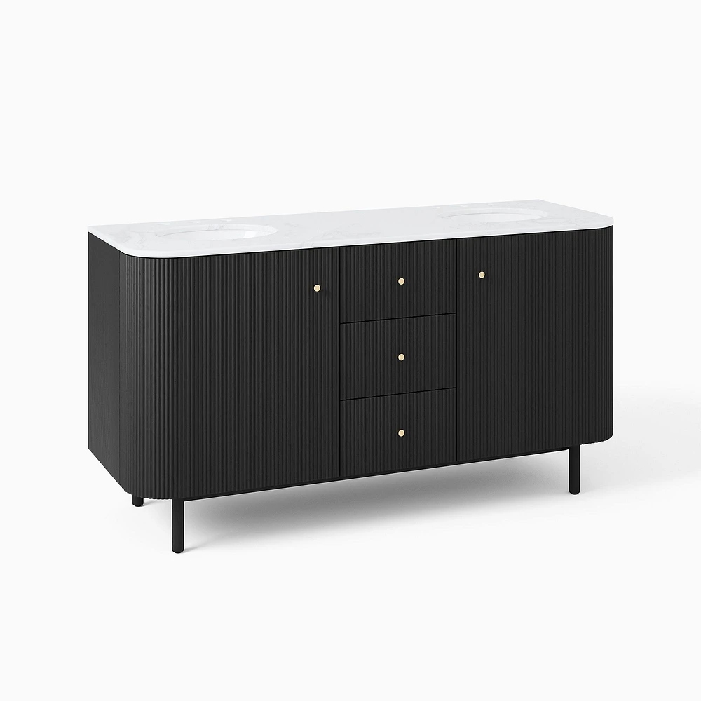 Ellington Double Bathroom Vanity (63"–72") | West Elm