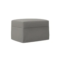 Haven Slipcover Ottoman | West Elm