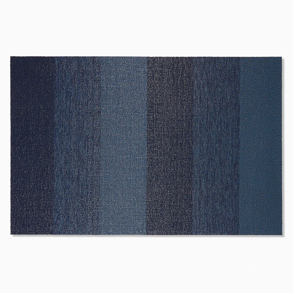 Chilewich Easy-Care Marbled Striped Shag Mat | West Elm