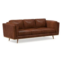 Zander Leather Sofa (90") | West Elm