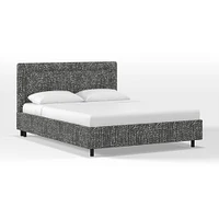 Upholstered Bordered Platform Bed | West Elm