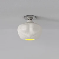 Sculptural Ribbed Flush Mount | West Elm