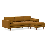 Dennes 2 Piece Chaise Sectional | Sofa With West Elm