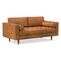 Dennes Leather Sofa (72"–88") | West Elm