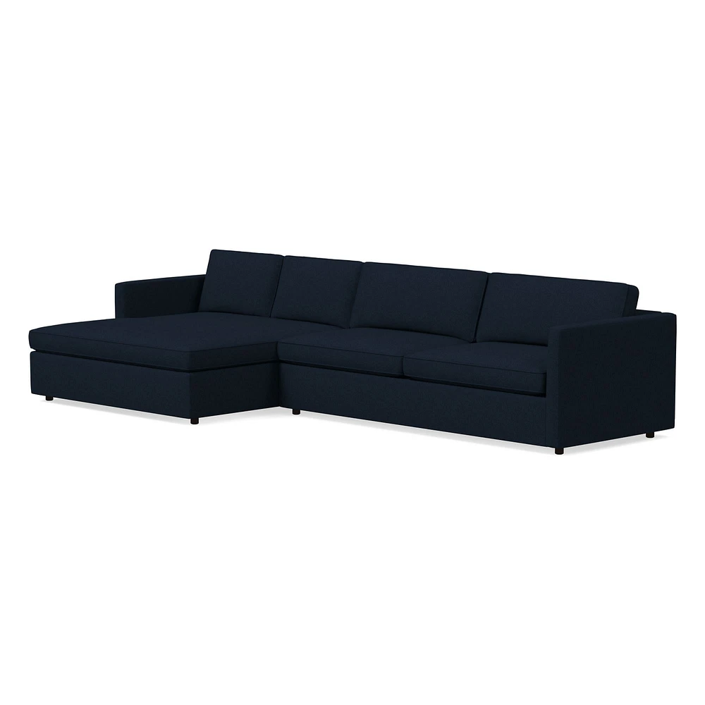 Harris Double Wide Chaise Sectional | Sofa With West Elm