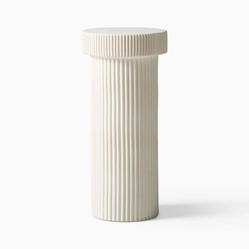 Fluted Drink Table (10") | West Elm