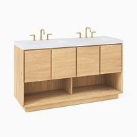 Norre Double Bathroom Vanity (60"–72") | West Elm