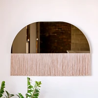 Candice Luter Sonata Large Wall Mirror w/ Fringe | West Elm