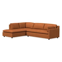 Marin Leather 2-Piece Bumper Chaise Sectional (114") | West Elm