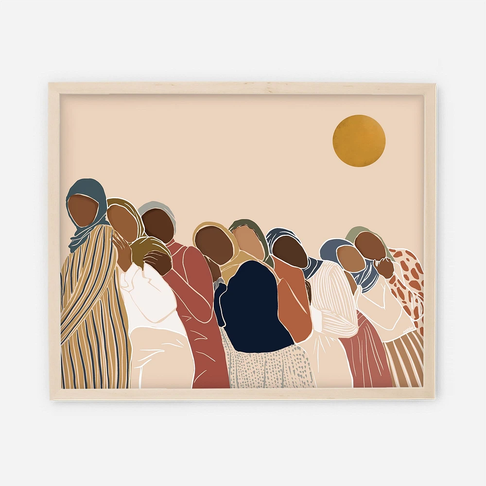 Melissa Koby Framed Print - Sisterhood | West Elm