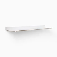Floating Lines Single Shelves - White | West Elm