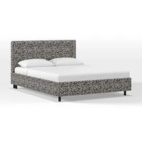 Upholstered Bordered Platform Bed | West Elm