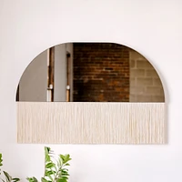 Candice Luter Sonata Large Wall Mirror w/ Fringe | West Elm