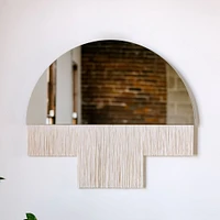 Candice Luter Duet Fringe Half Circle Wall Mirror | West Elm