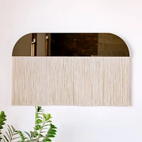 Candice Luter Sonata Slim Wall Mirror w/ Fringe | West Elm