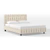 Upholstered Bordered Platform Bed | West Elm